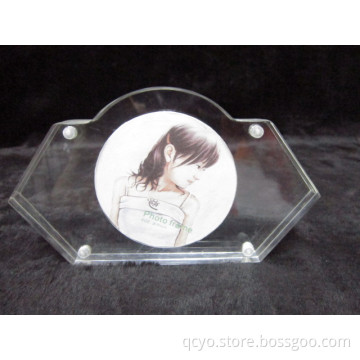 sexy girl acrylic digital photo frame display holders